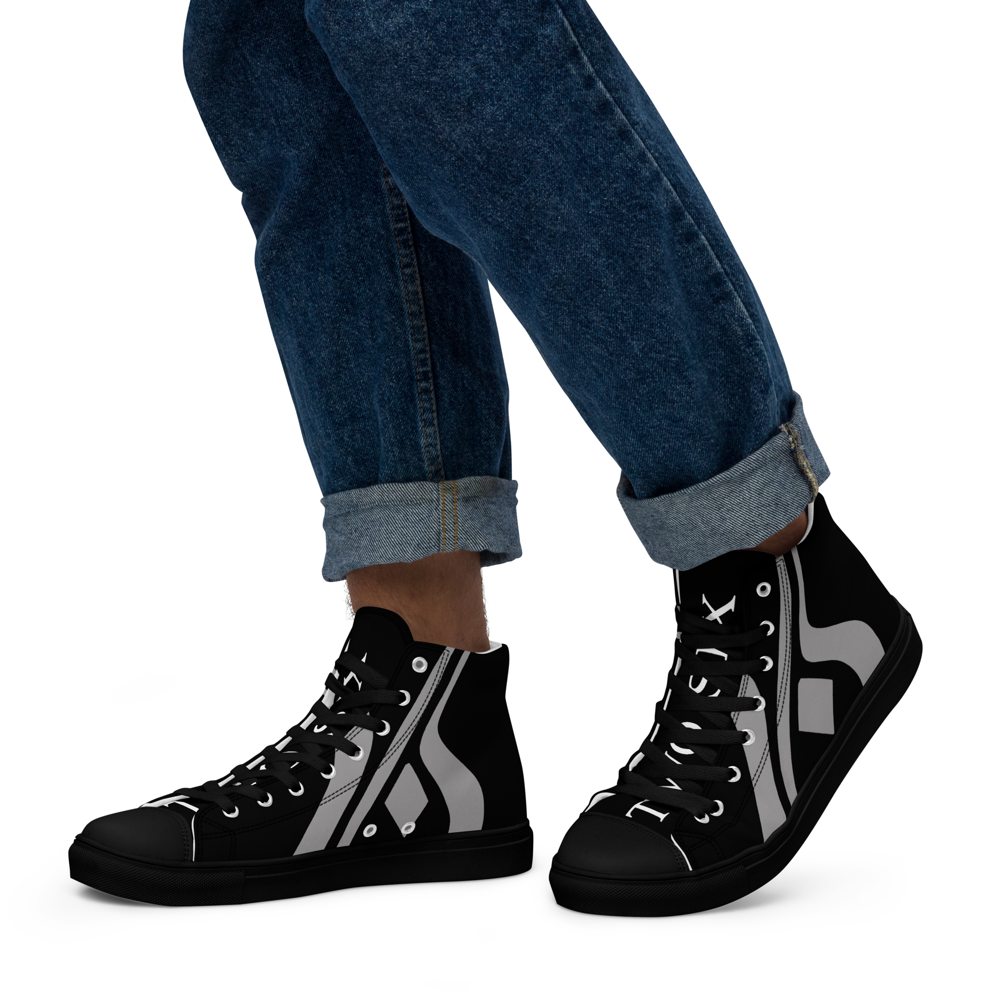 TWO SIX high top canvas shoes