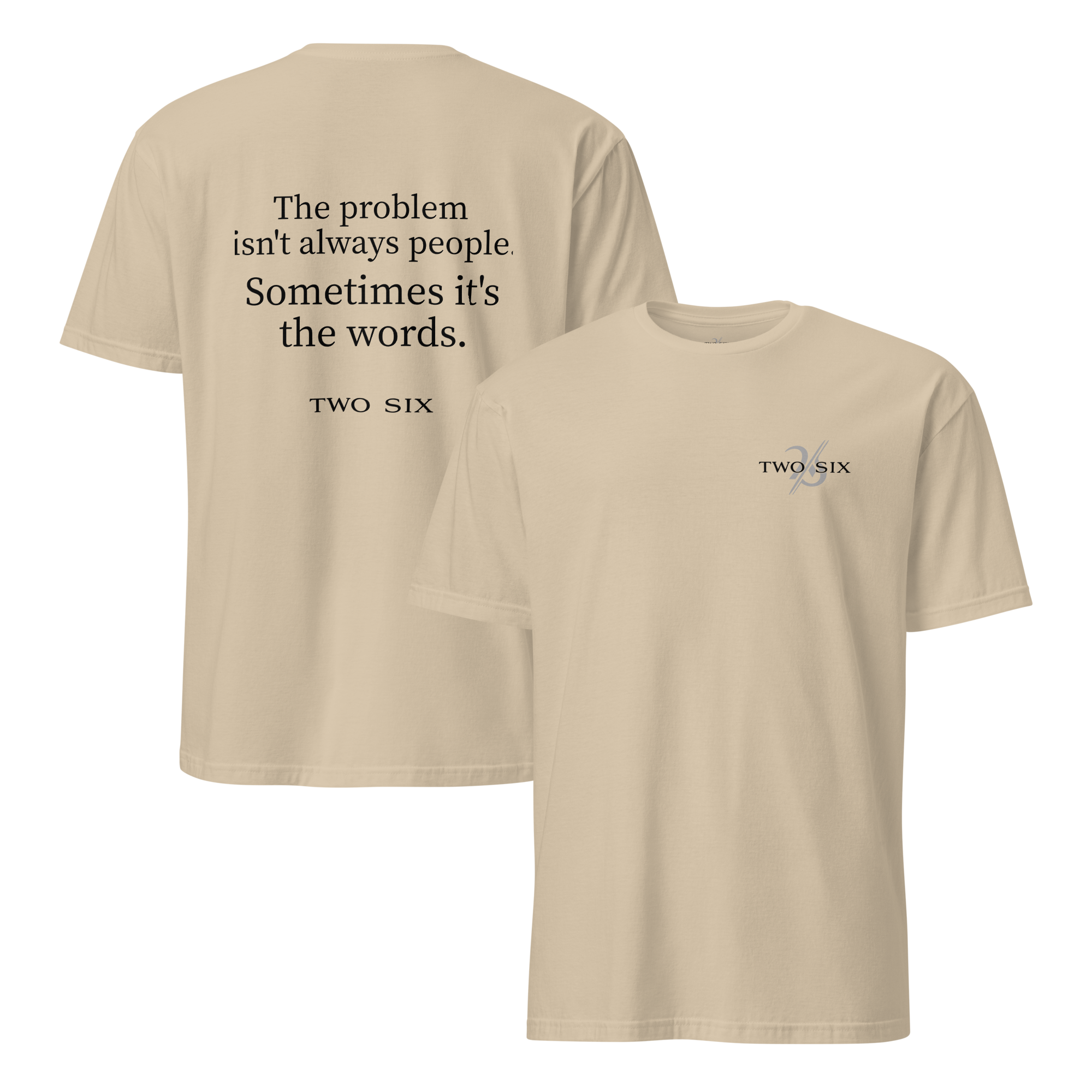 TWO SIX T-Shirt "The  words"