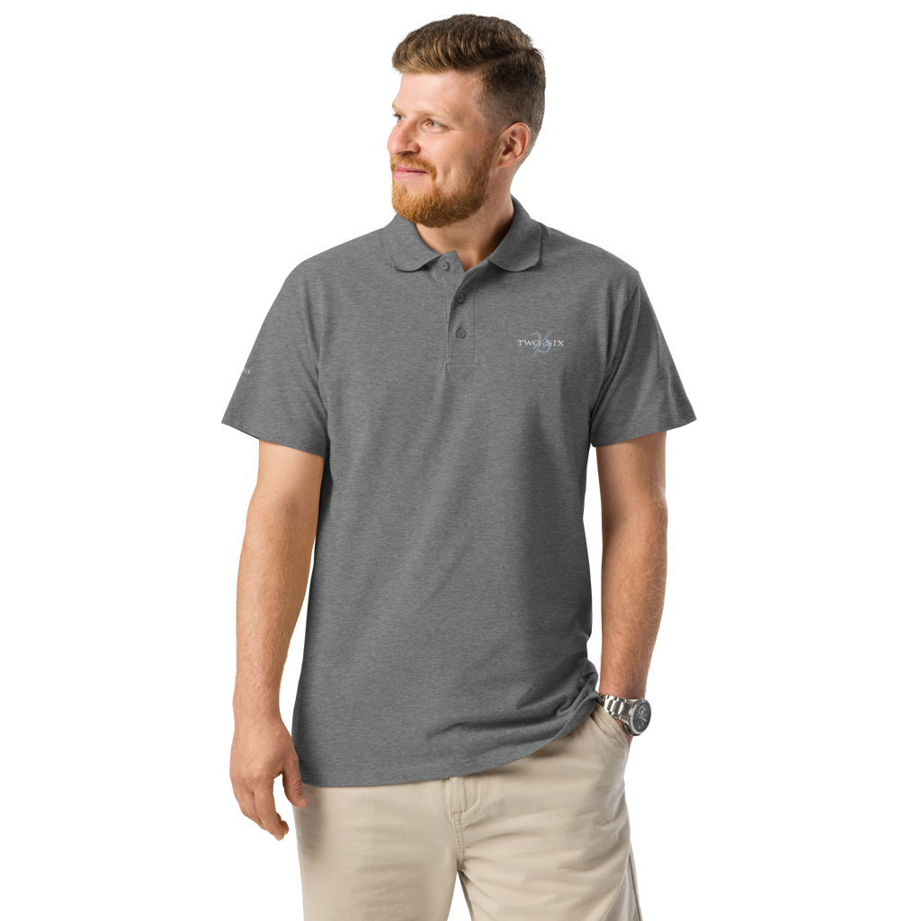 Mens pique polo shirt