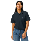 Womens pique polo shirt
