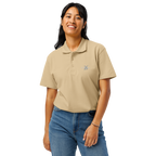 Womens pique polo shirt