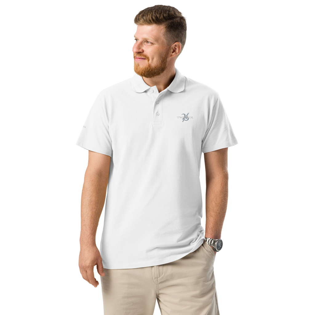 Mens pique polo shirt